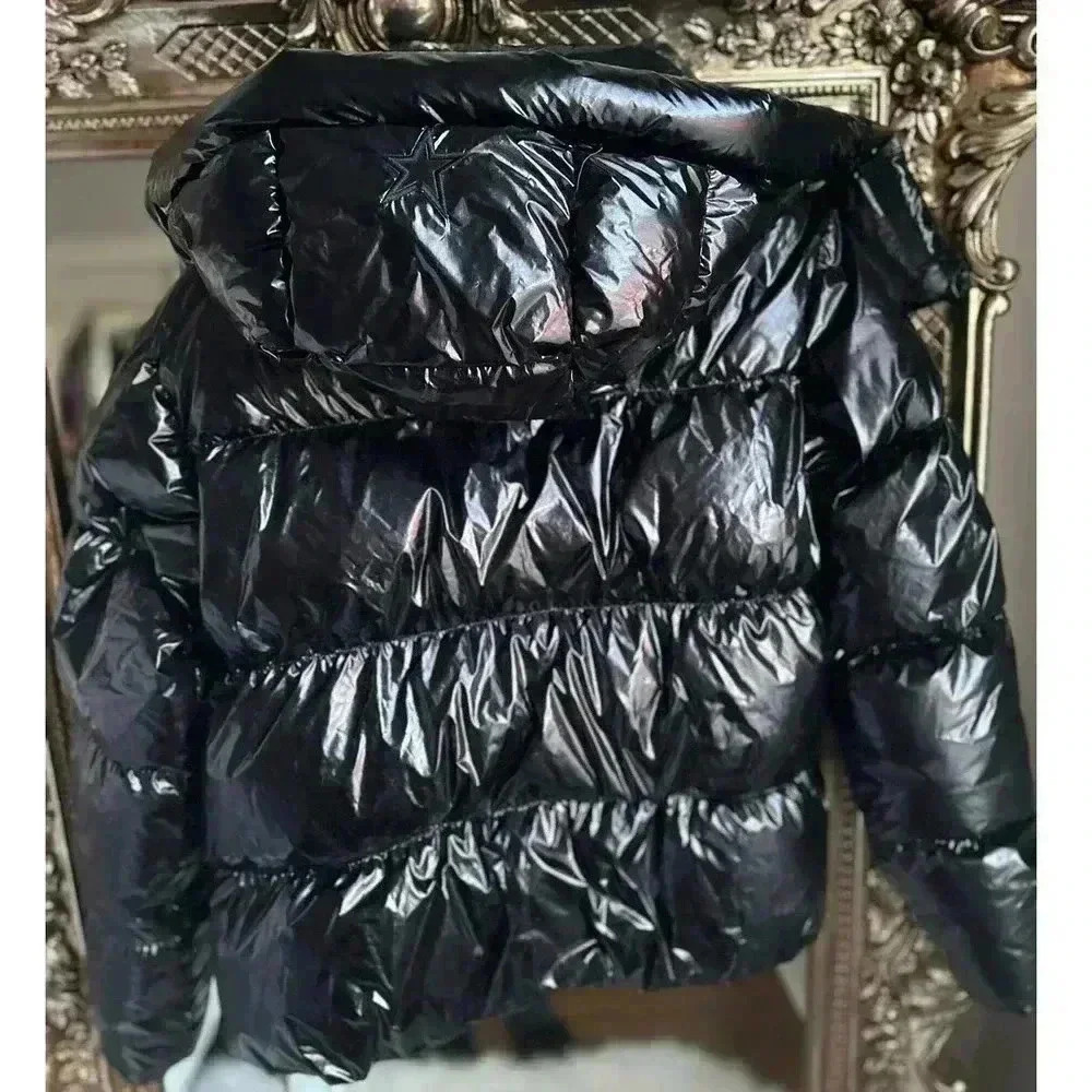 Perfect Moment Metallic January Down Jacket Black Cire NWT NEW! - Picture 9 of 13